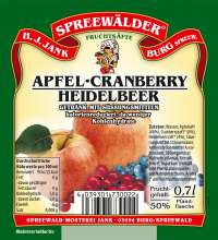 Apfel-Cranberry-Heidelbeer