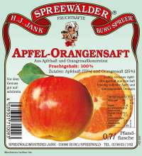 Apfel-Orangensaft