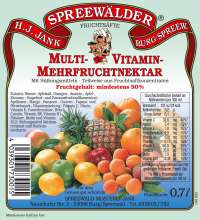 Multivitamin-Mehrfruchtnektar